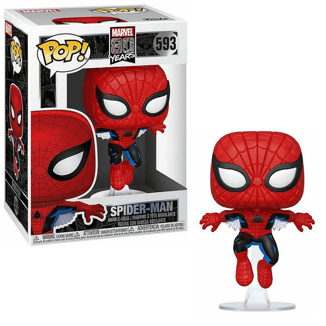 Funko Pop 593 - Spider Man (Bobble Head)