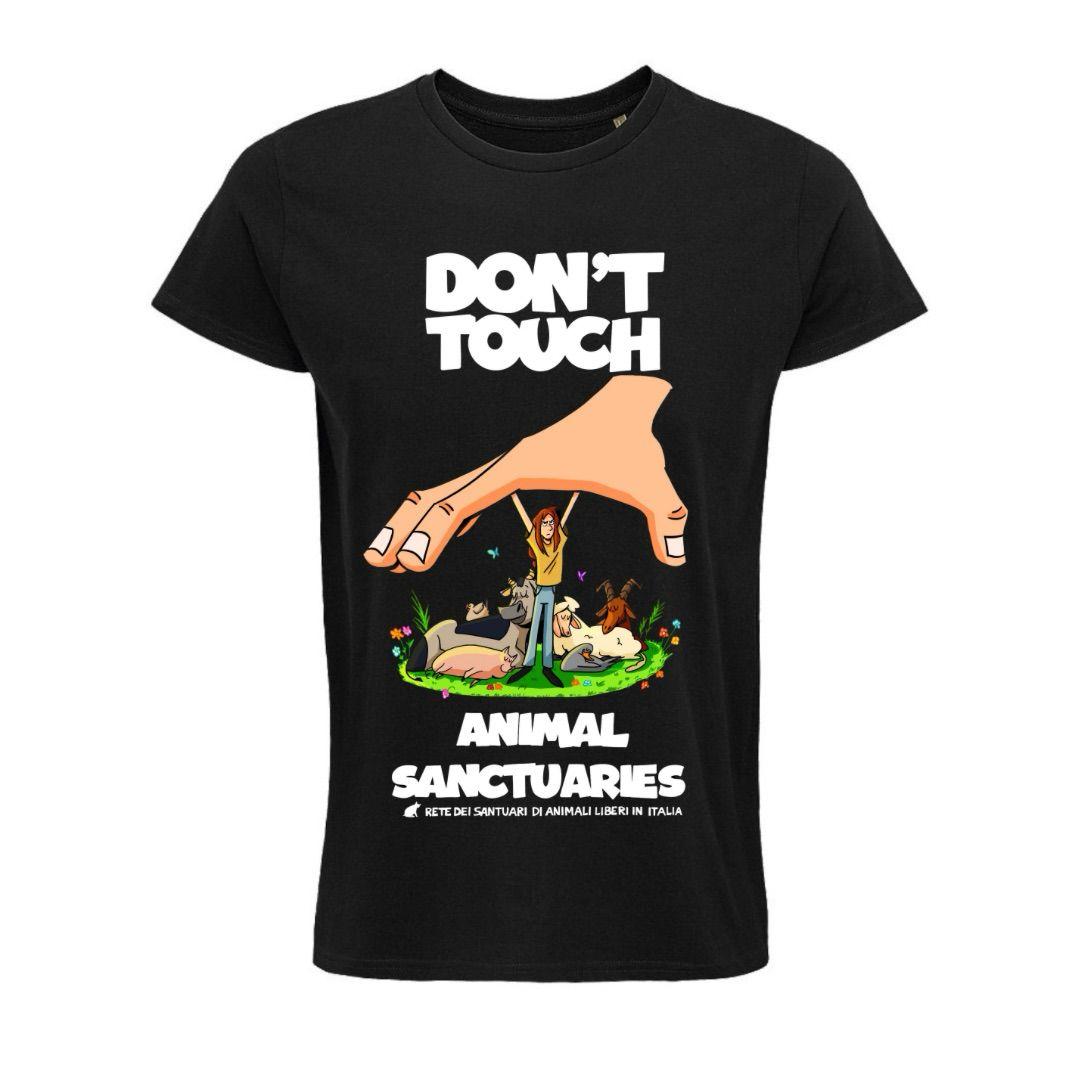 T-shirt "Don't touch animal sanctuaries"