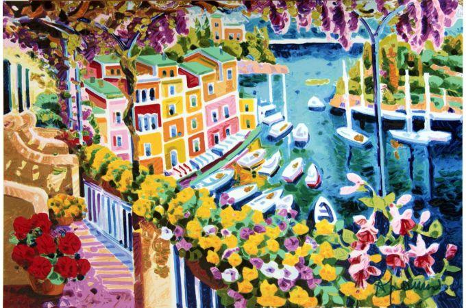 Ammirando Portofino tra mille fiori profumati