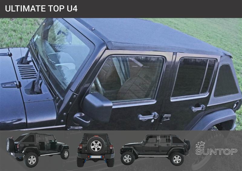 SUNTOP Ultimate FastBack TOP U4 - per Jeep JKU 4P