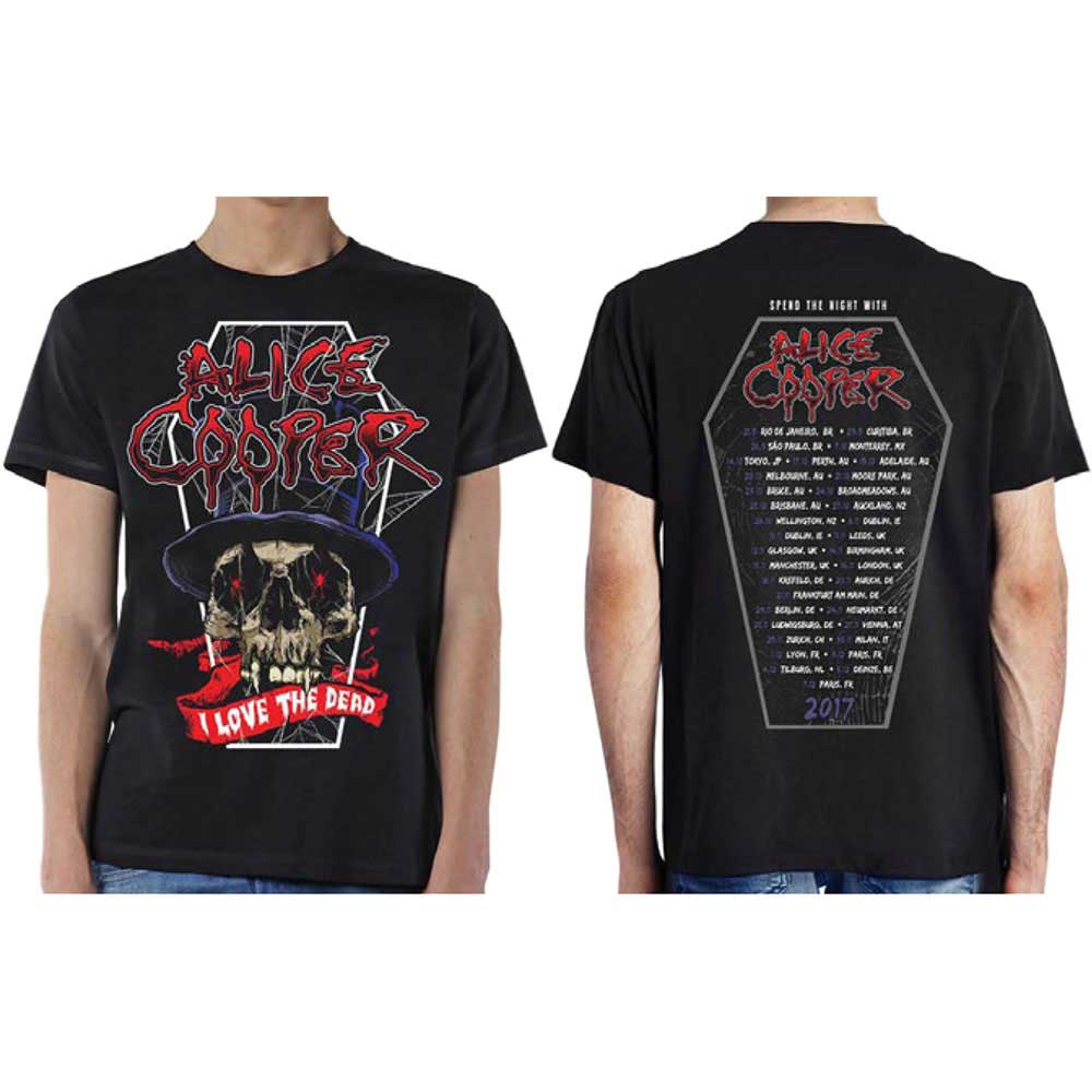 T-shirt Alice Cooper I Love The Dead