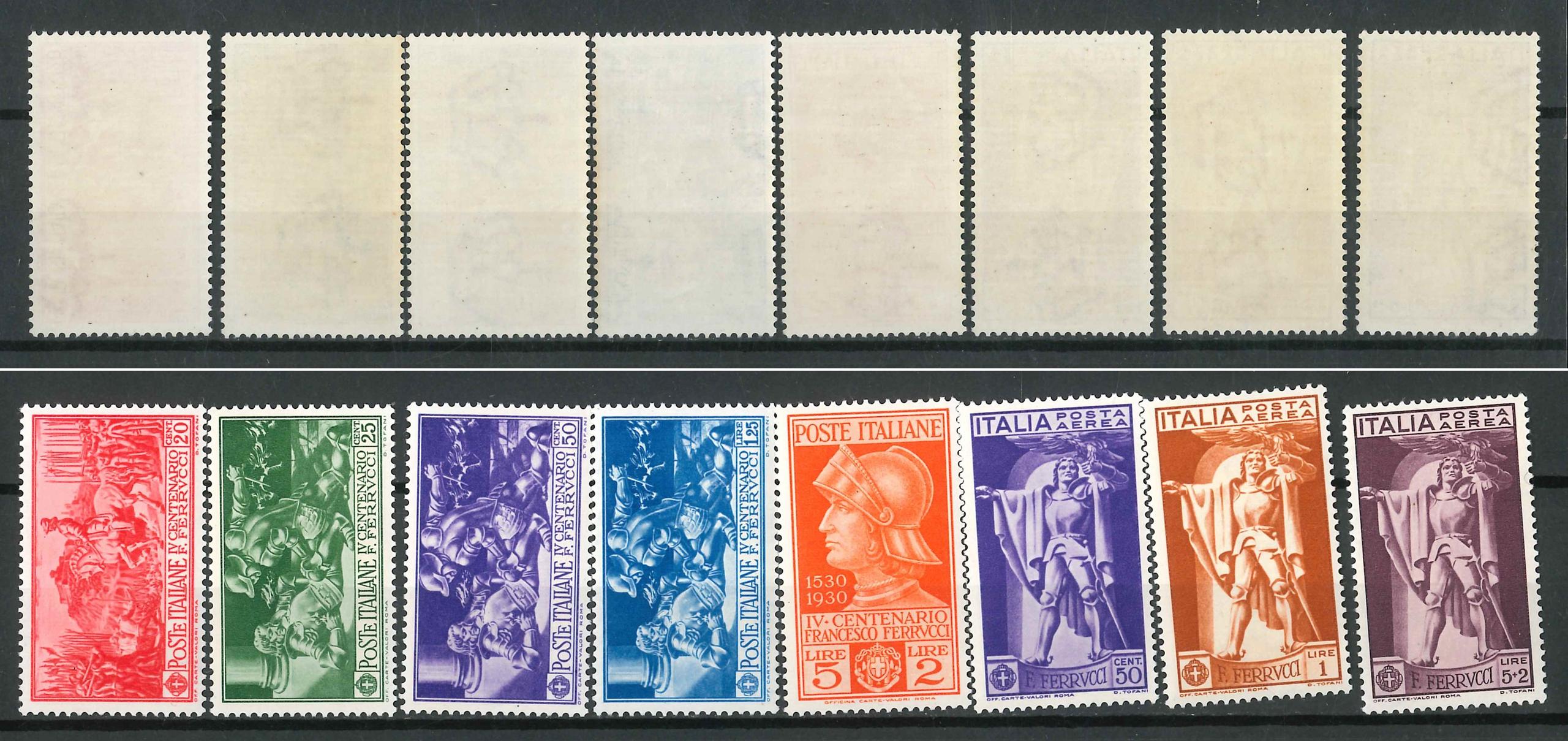 1930 - **  (Catalogo Sassone n.° 276/280+A euro 210,00)