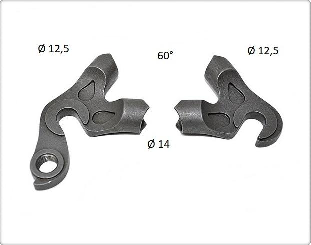 FORCELLINI POSTERIORI MTB IN MICROFUSIONE FP11-MTB