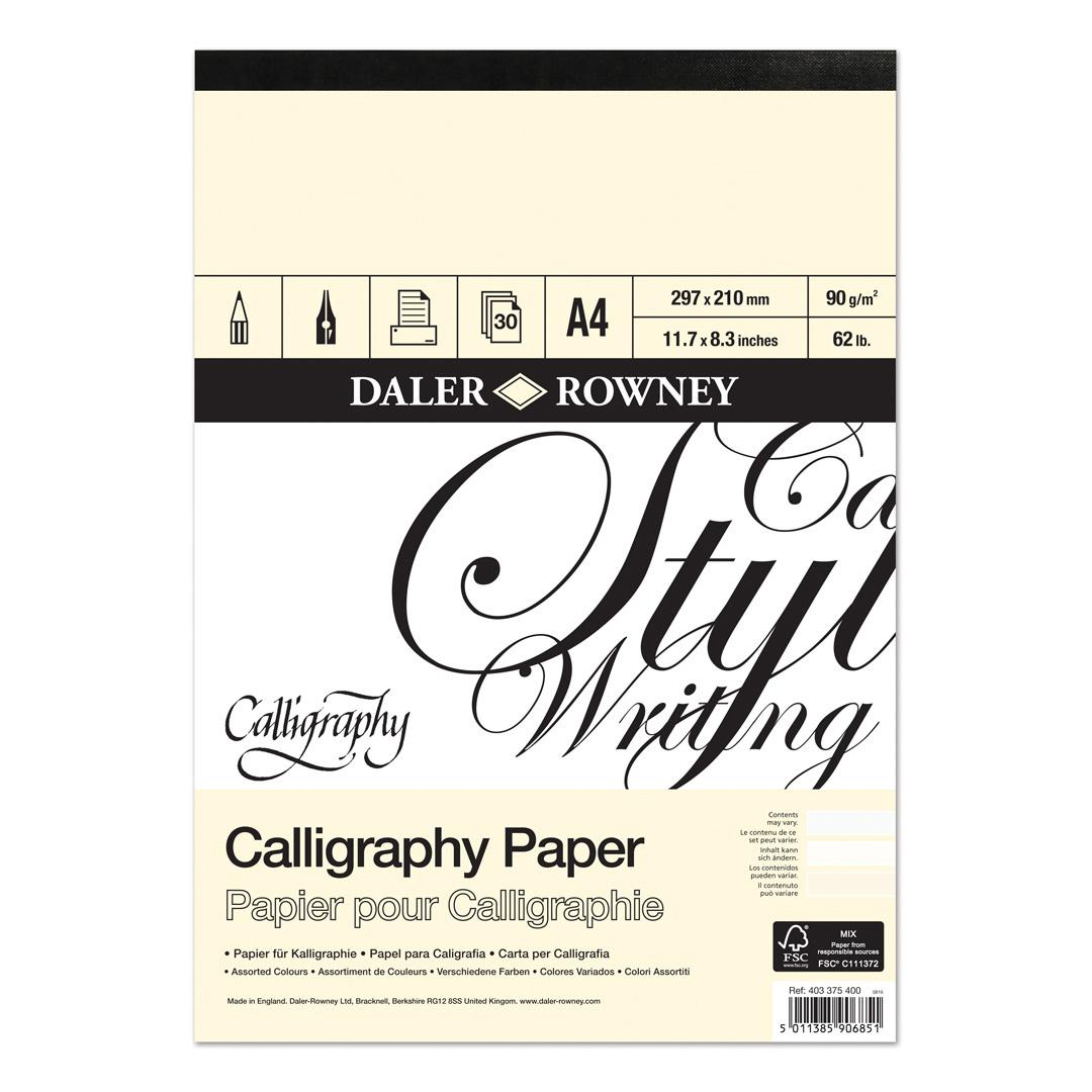 Daler Rowney - Blocco carta da calligrafia