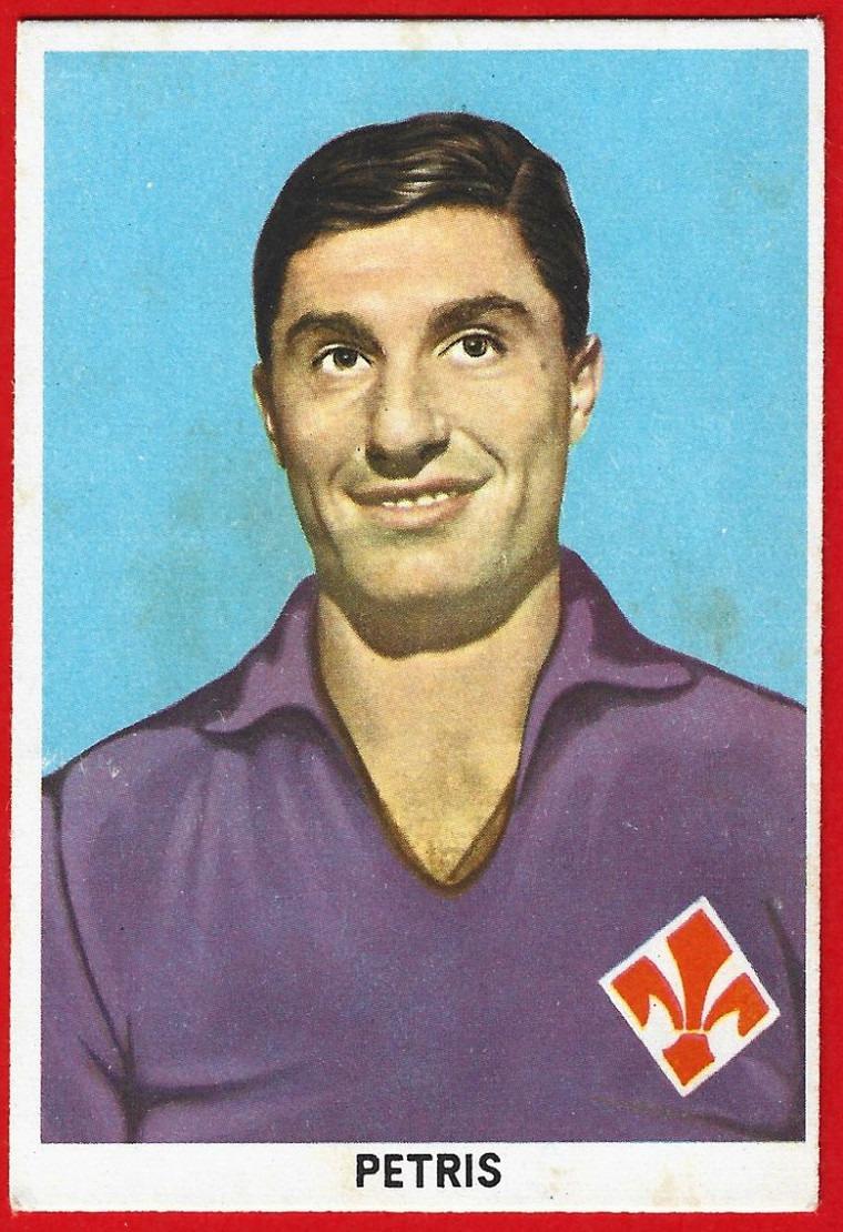 072> PETRIS - FIORENTINA = Figurina Calciatori SIDAM - Campionato 1960-61