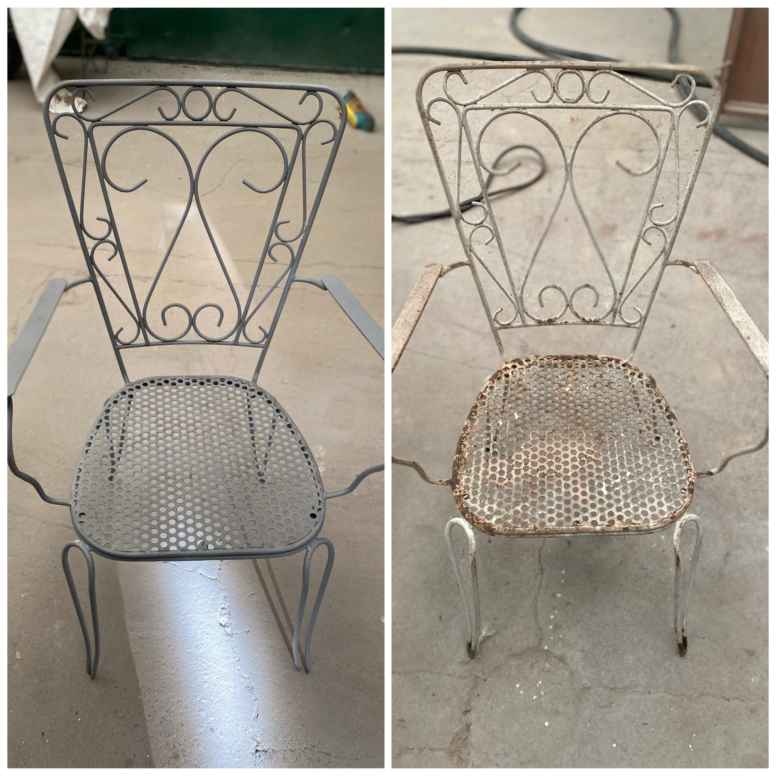 Sabbiatura per restauro sedia