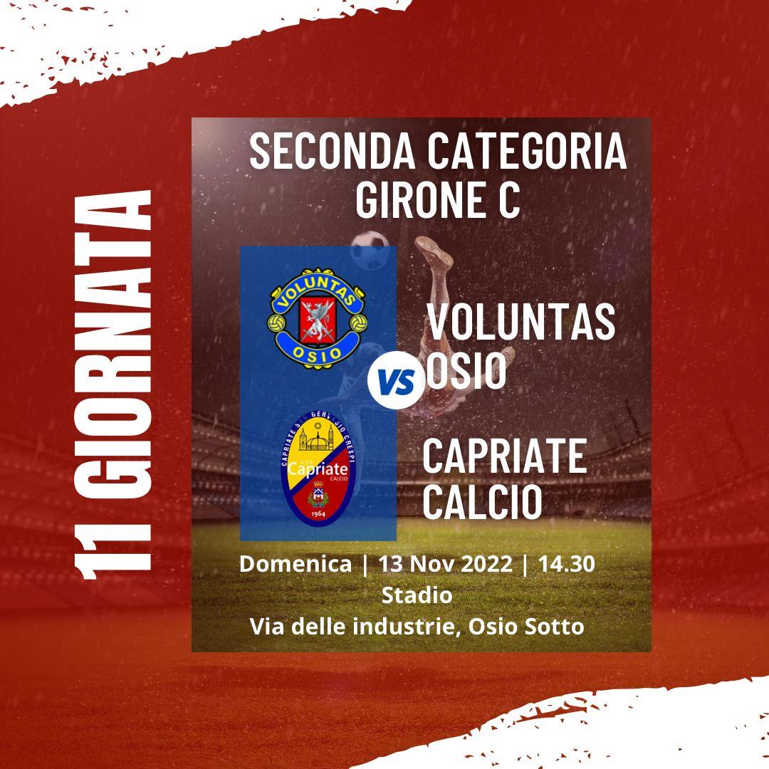 MATCH PREVIEW: VOLUNTAS OSIO-CAPRIATE