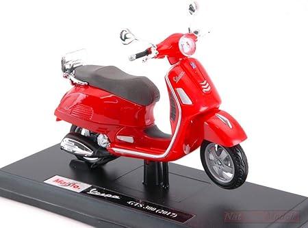 Vespa GTS 300 2017 Red 1:18