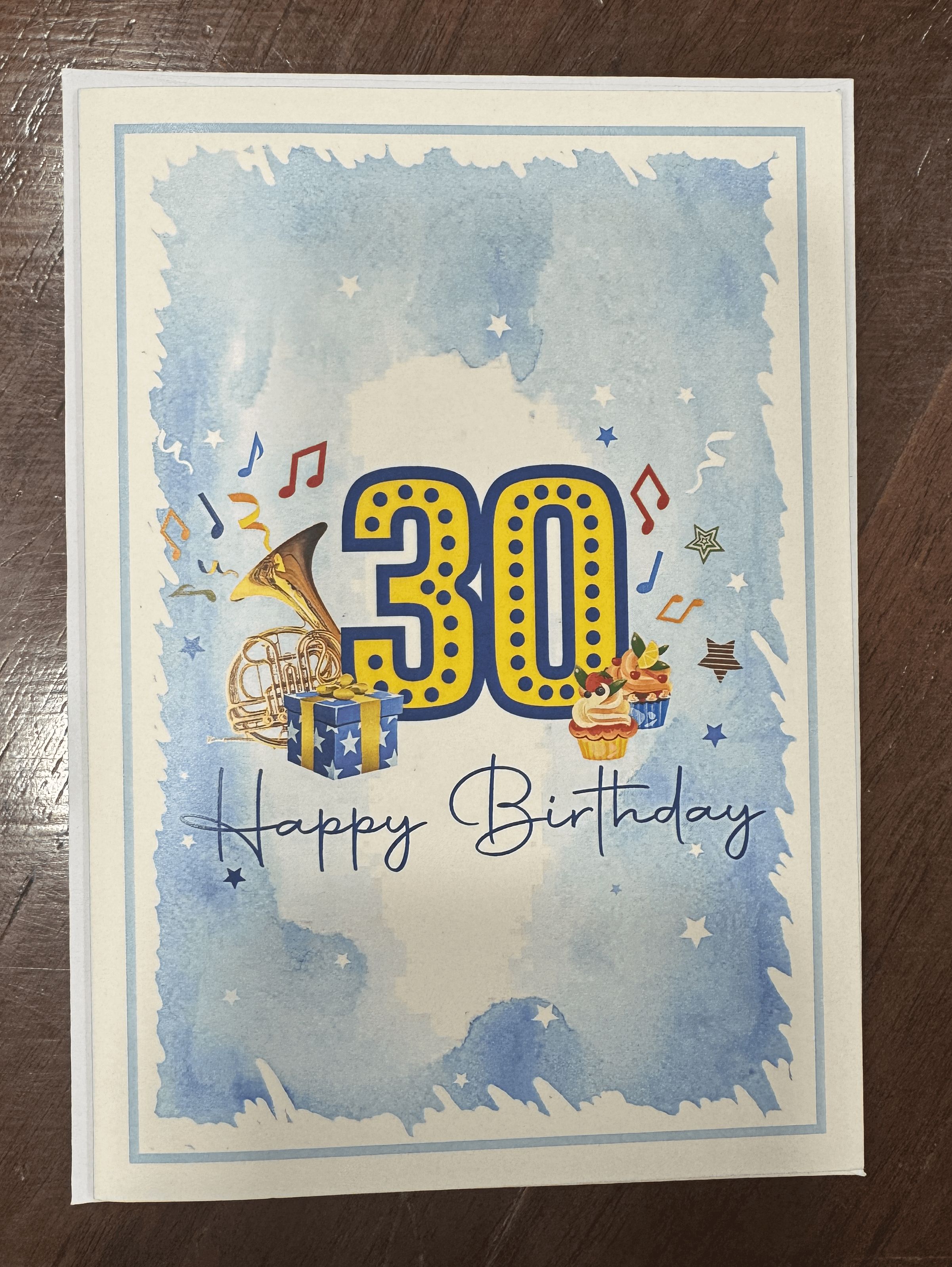 Happy Birthday 30 Pop-Up Card