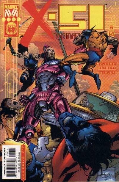 X-51 THE MACHINE MAN #5#6#7#8 - MARVEL COMICS (2000)