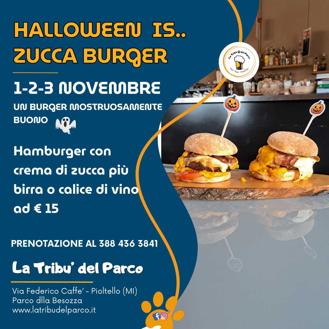 halloween, menu, menù hallowueen, halloween a milano, pranzo di halloween, menù di halloween, la tribu del parco, pioltello, milano, ristorante, street food milano, street food, hamburger di halloween, festa di halloween a mlano, festeggiare halloween a milano, halloween eventi milano