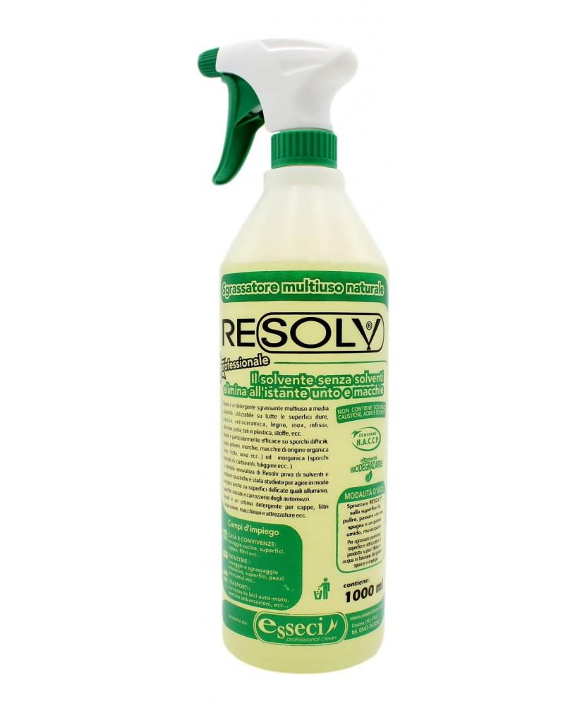 ES-1006 RESOLV P.U. (pronto all’ uso) sgrassatore igienizzante ecologico lt1