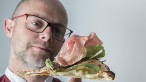 Denis Lovatel pizzaiolo di montagna al Lab di Eccellenza nella Pizza - 12/12/2022