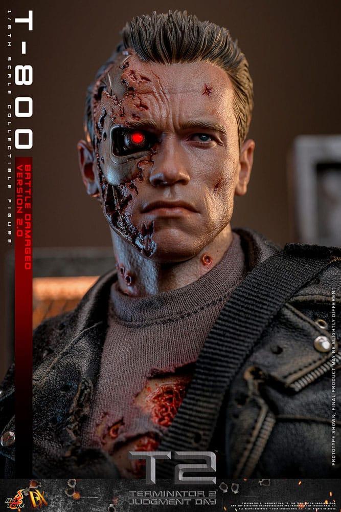 Hot Toys TERMINATOR 2 T-800 Battle Damaged 2.0 FIGURE 1/6