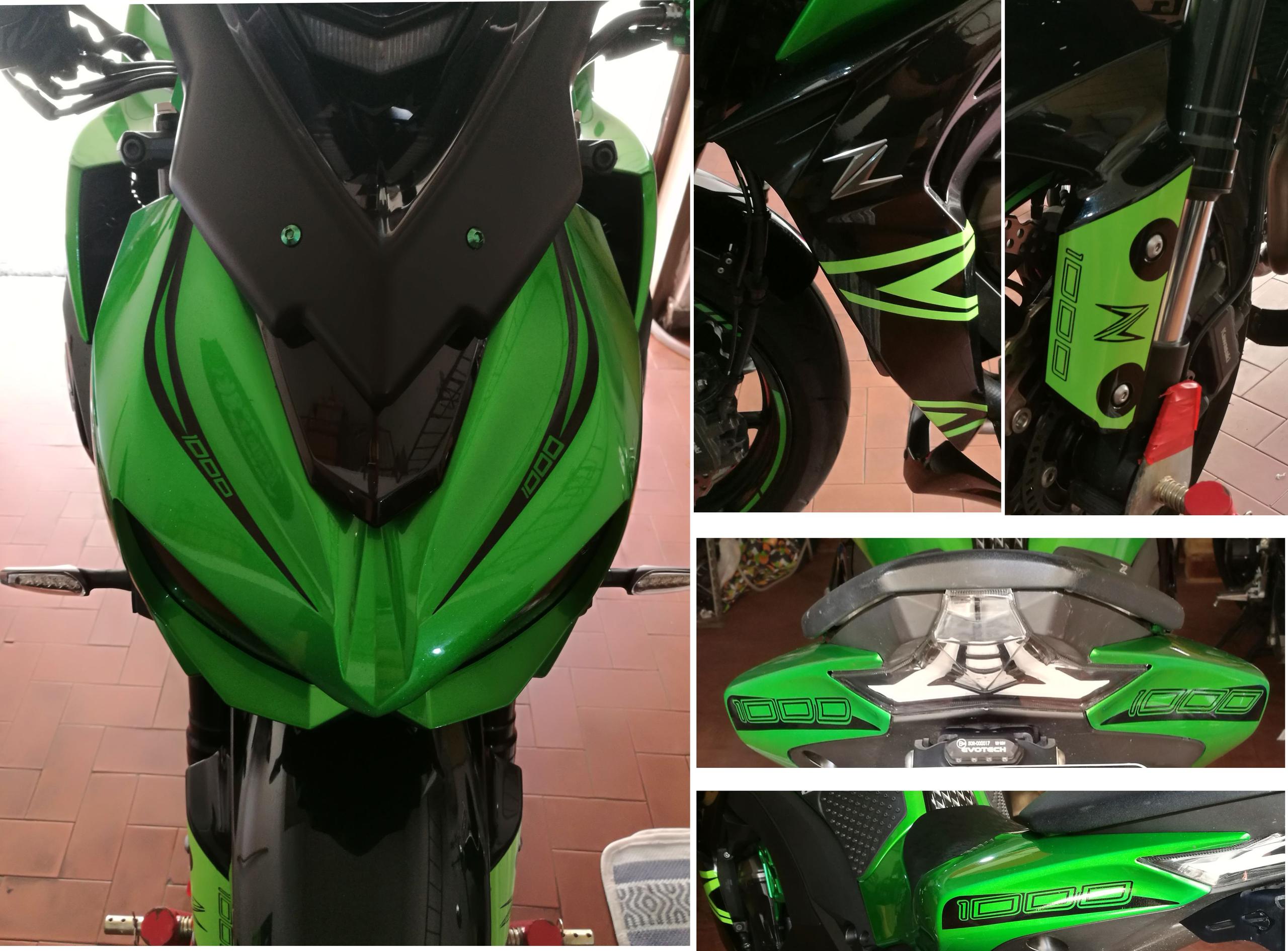 KIT ADESIVI PER KAWASAKI Z1000 DEL 2014-2018