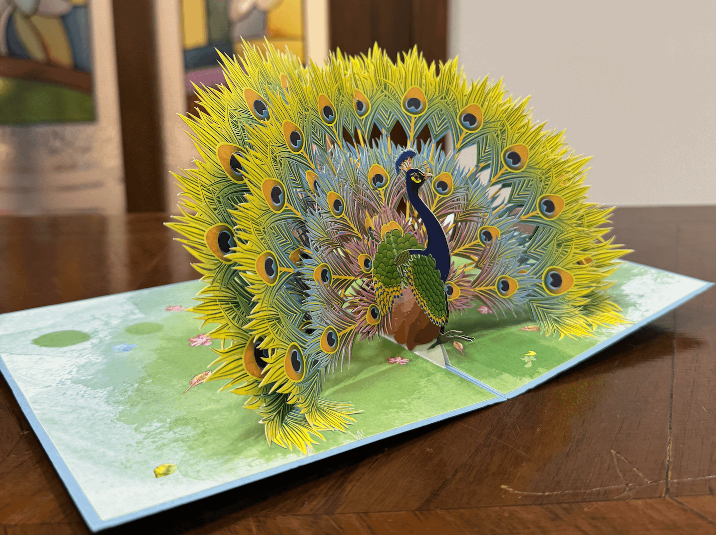 Peacock Pop-Up Card