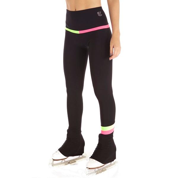 Leggings Termico Rainbow Rosa/Giallo - THUONO