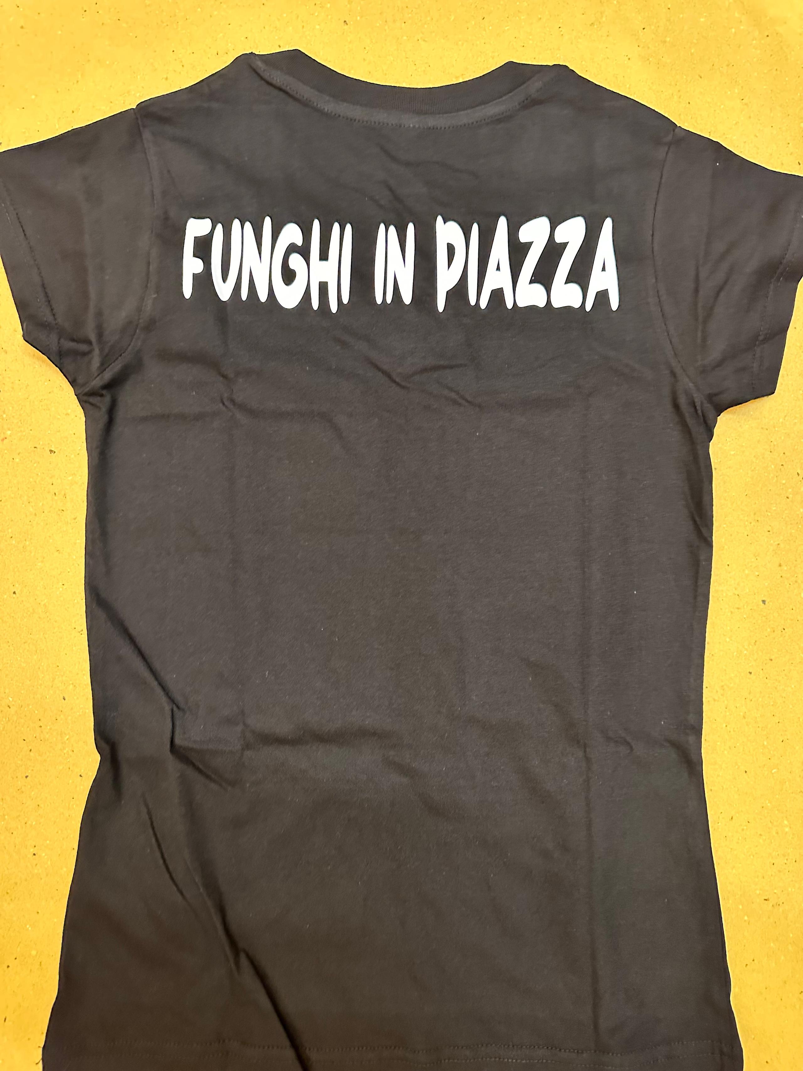 T-SHIRT DONNA FUNGHI IN PIAZZA