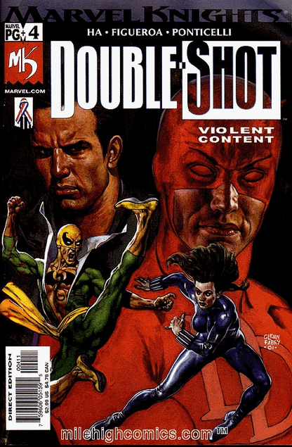 MARVEL KNIGHTS DOUBLE SHOT #3#4 - MARVEL COMICS (2002)