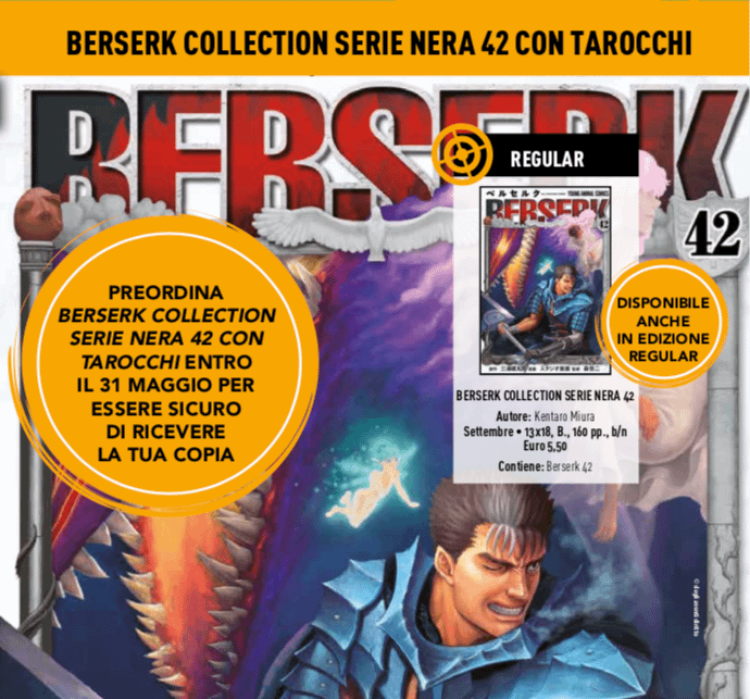 Berserk Collection 42 con Tarocchi