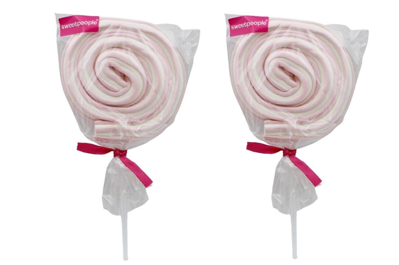 ROLLER POP MALLOW GIRELLA DI MARSHMALLOW BIANCO ROSA