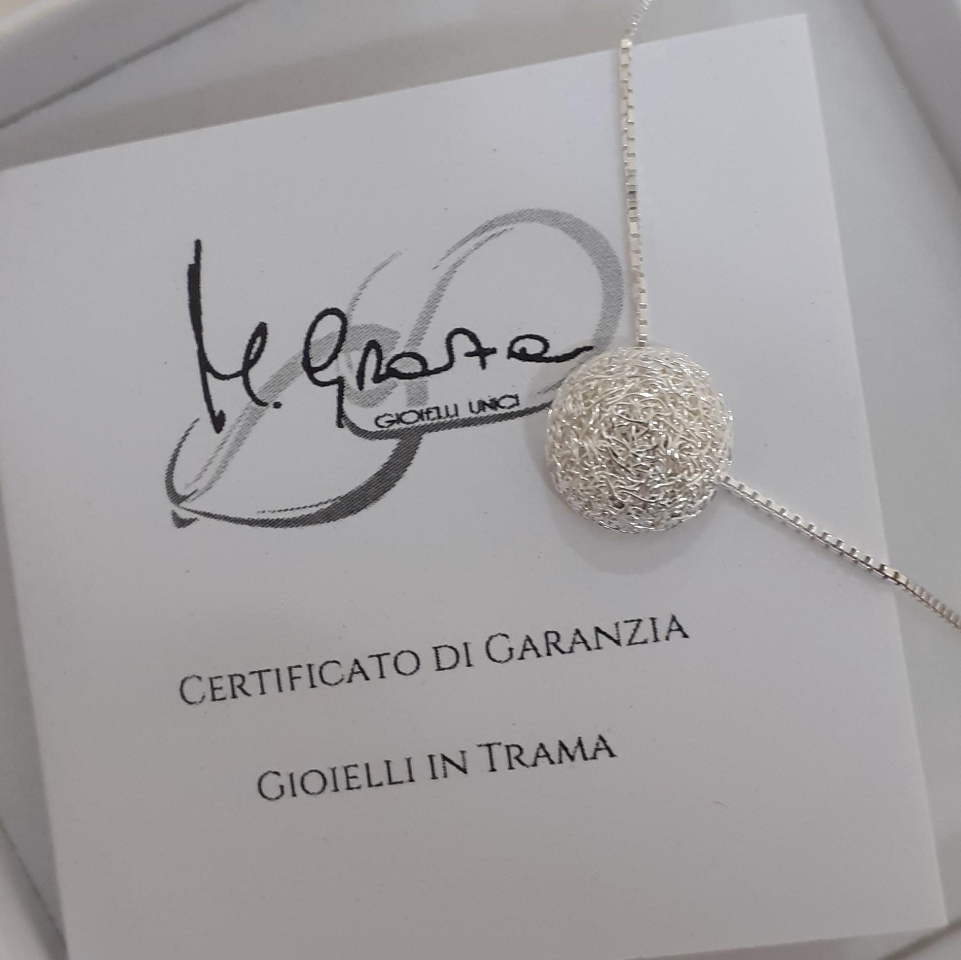 Bracciale in Trama d'argento