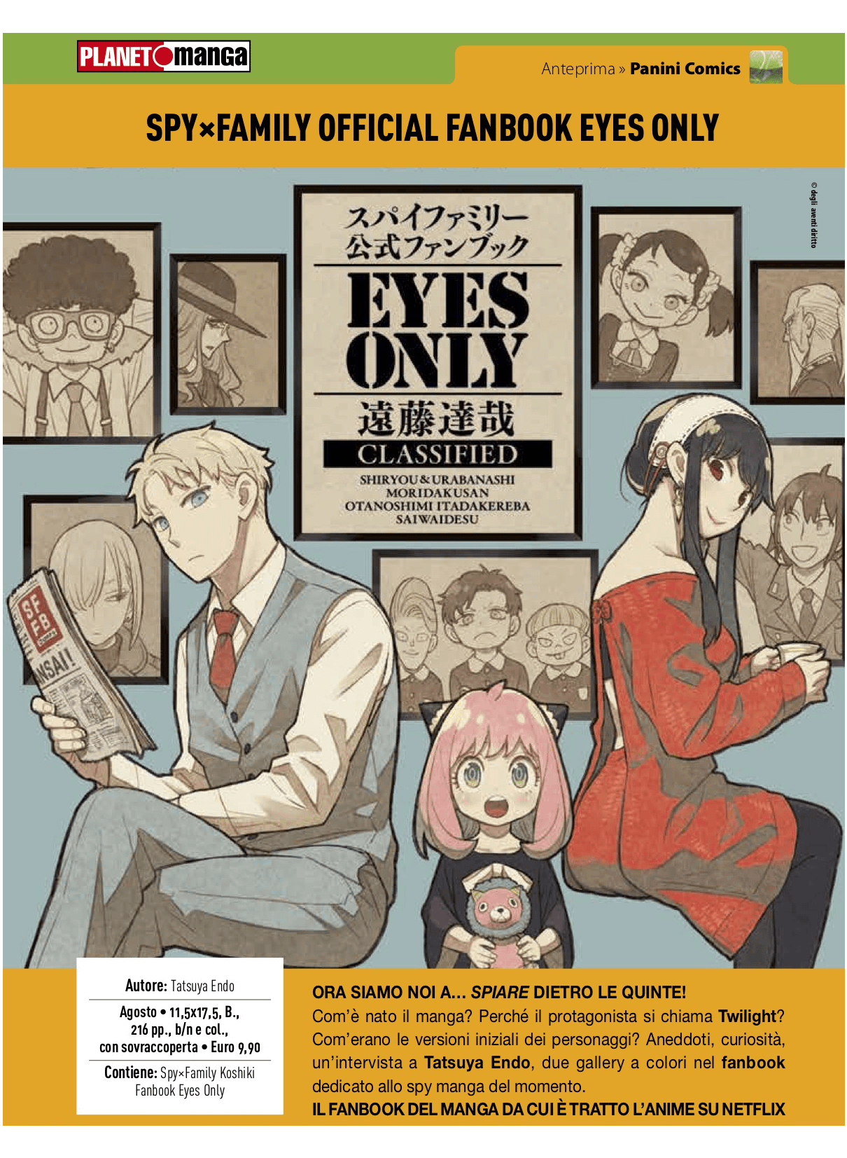 Spy X Family Official Fanbook Eyes Only