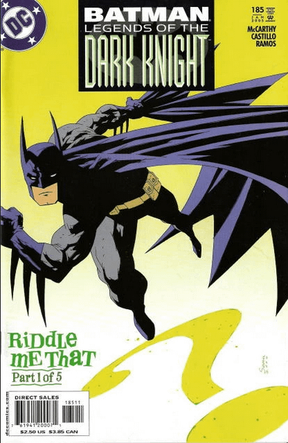 BATMAN. LEGENDS OF THE DARK KNIGHT #185#186#187#188#189 - DC COMICS (2005)