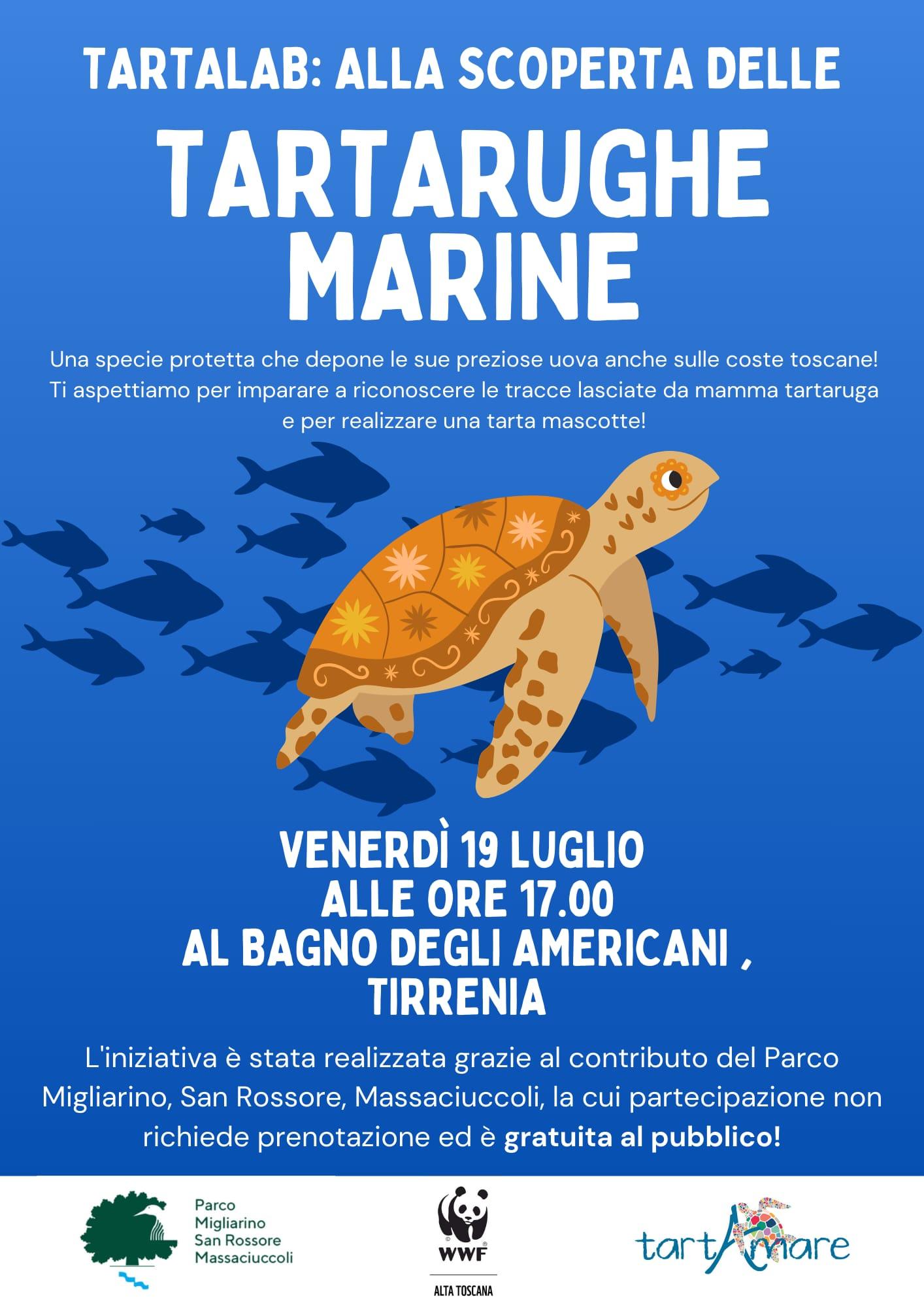 TartaLab: alla scoperta delle tartarughe marine al Bagno degli Americani