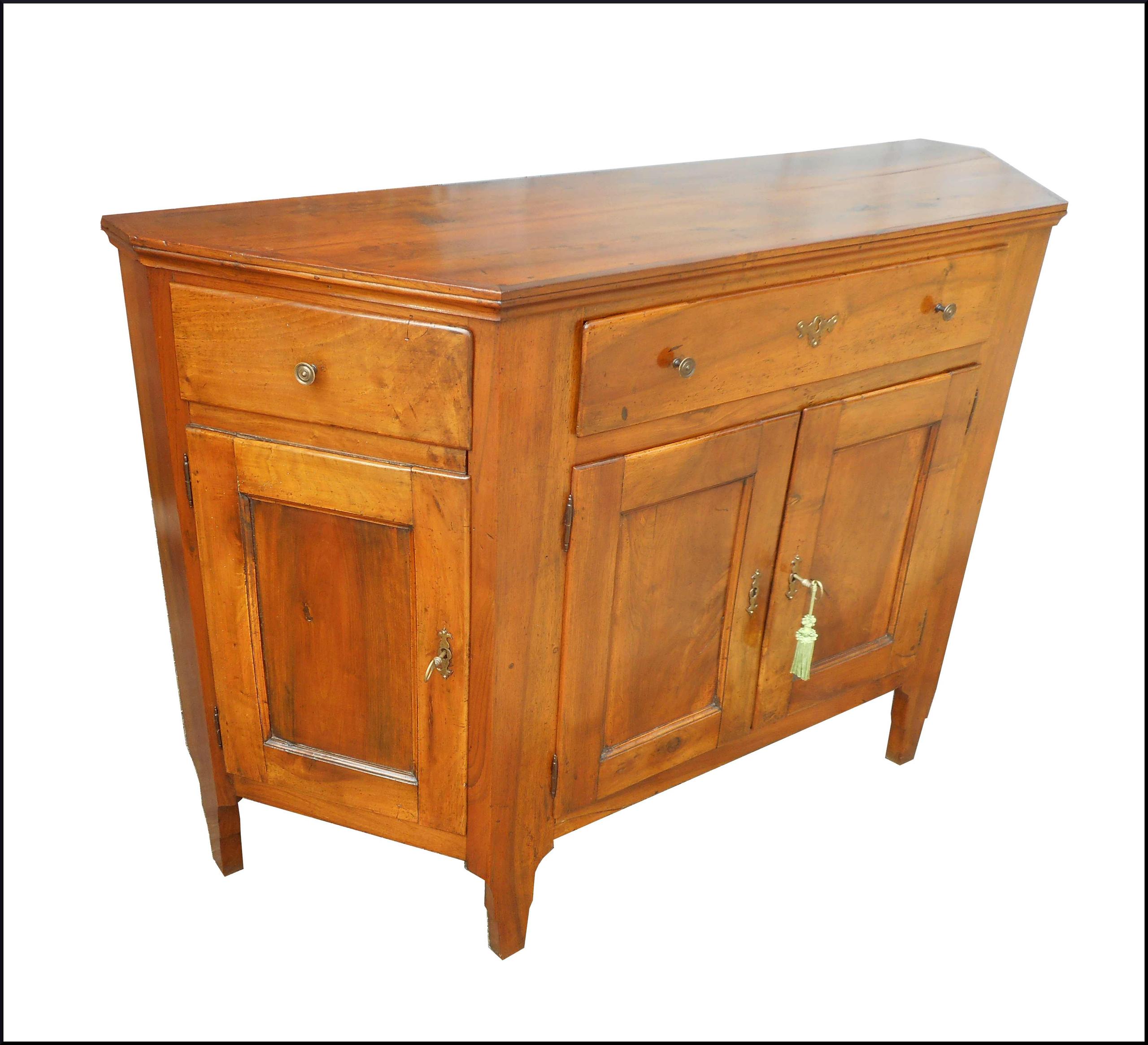 Credenza veneta scantonata fine 700 restaurata