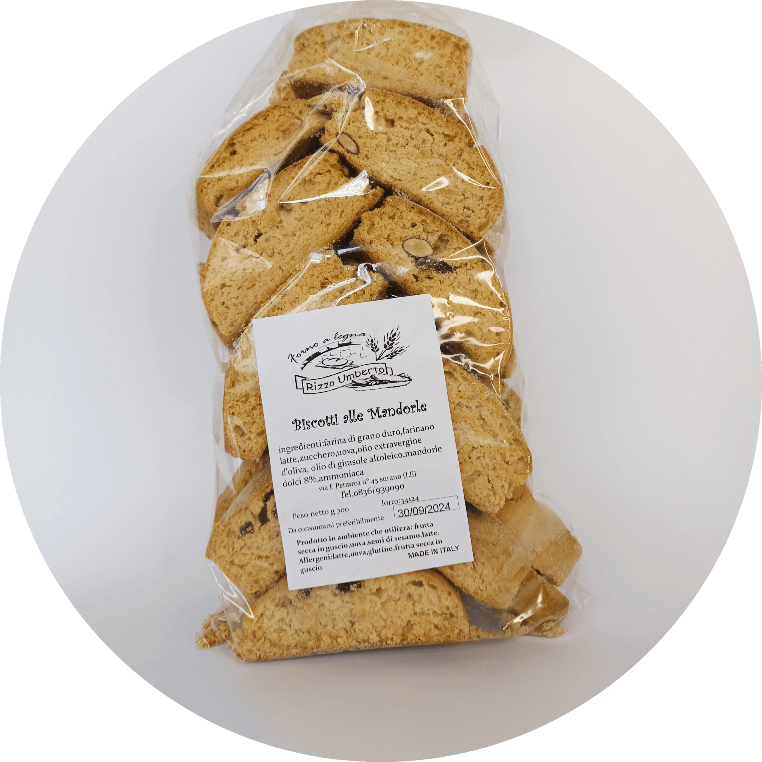 Biscotti alle mandorle 700g