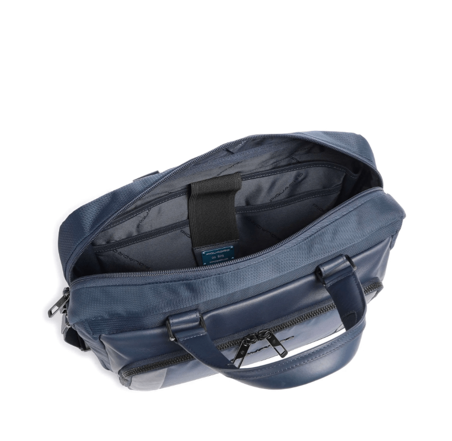 Piquadro 6018W120 Cartella Professionale porta PC in tessuto e pelle
