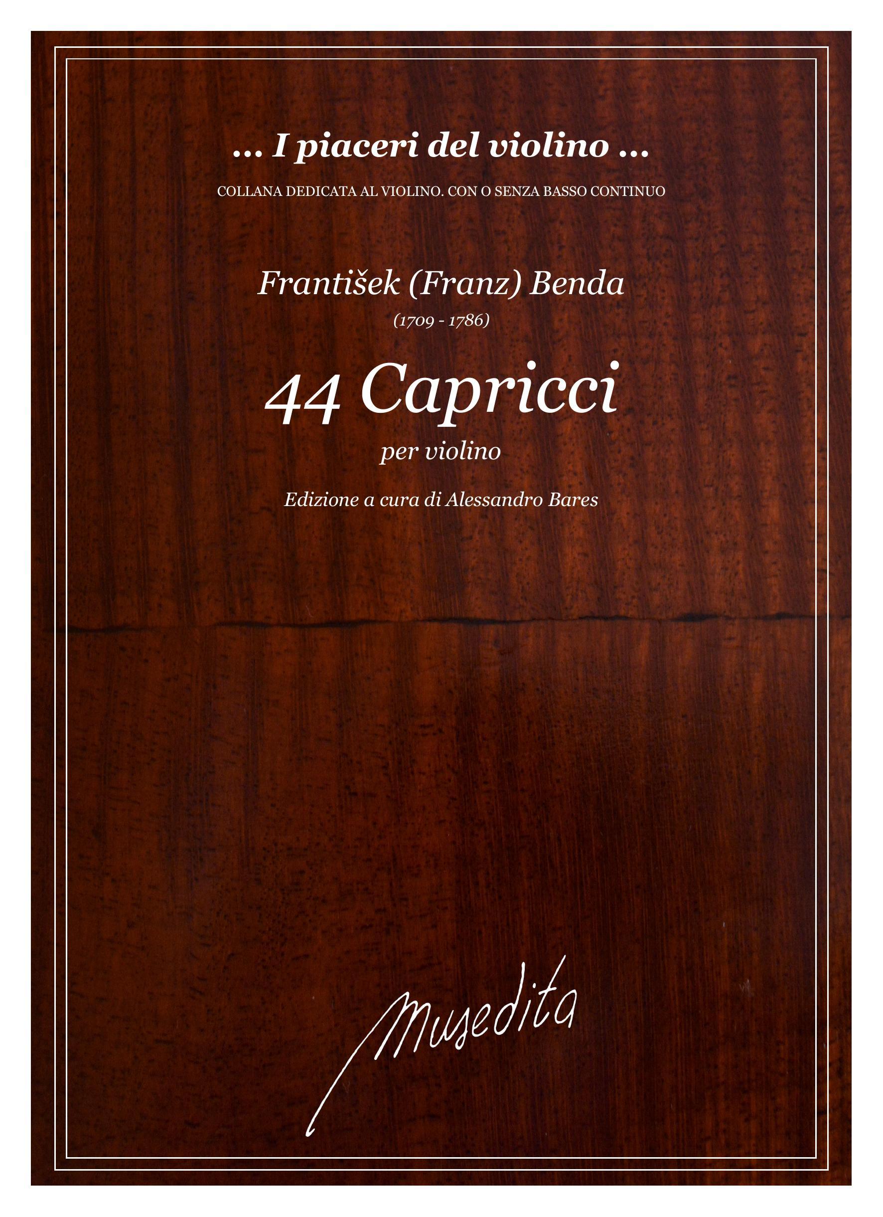 F.Benda: 44 Capricci (Leipzig, s.a.)