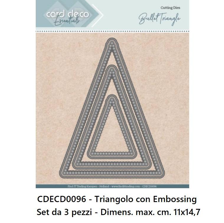 Fustelle geometriche con Embossing-CDECD0096-Triangoli