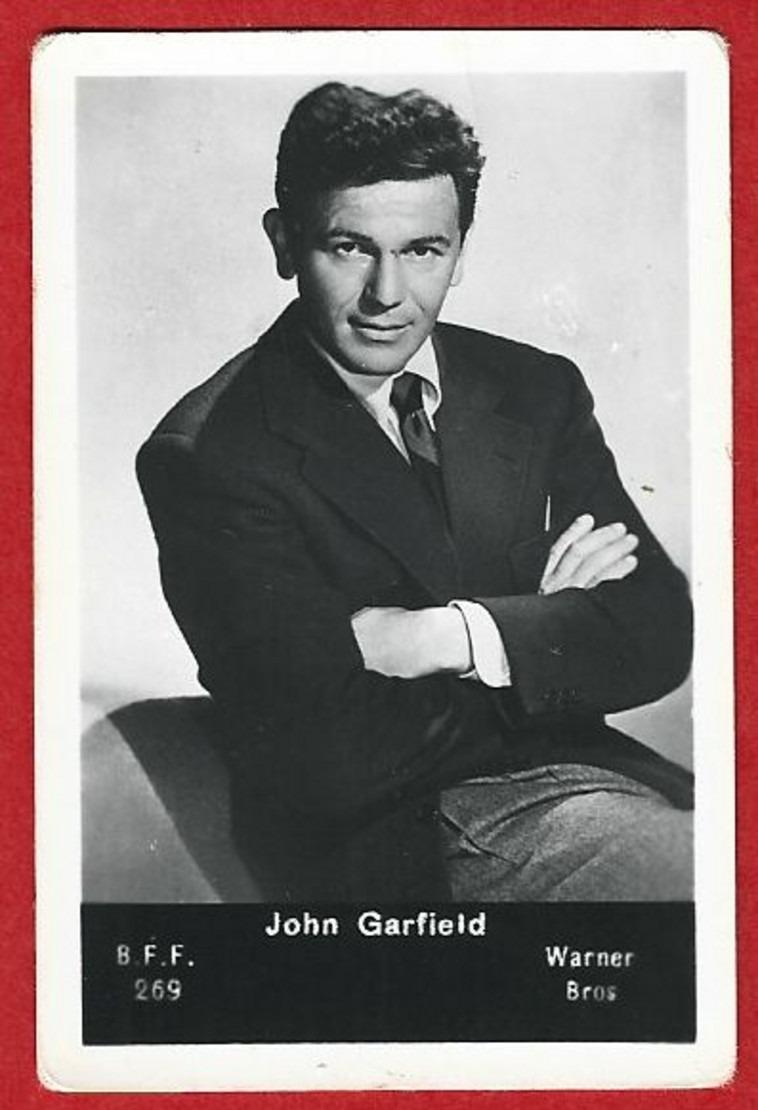 014> Figurina Vera Fotografia Attori = JOHN GARFIELD - Prima metà anni '50 = Editore B.F.F.