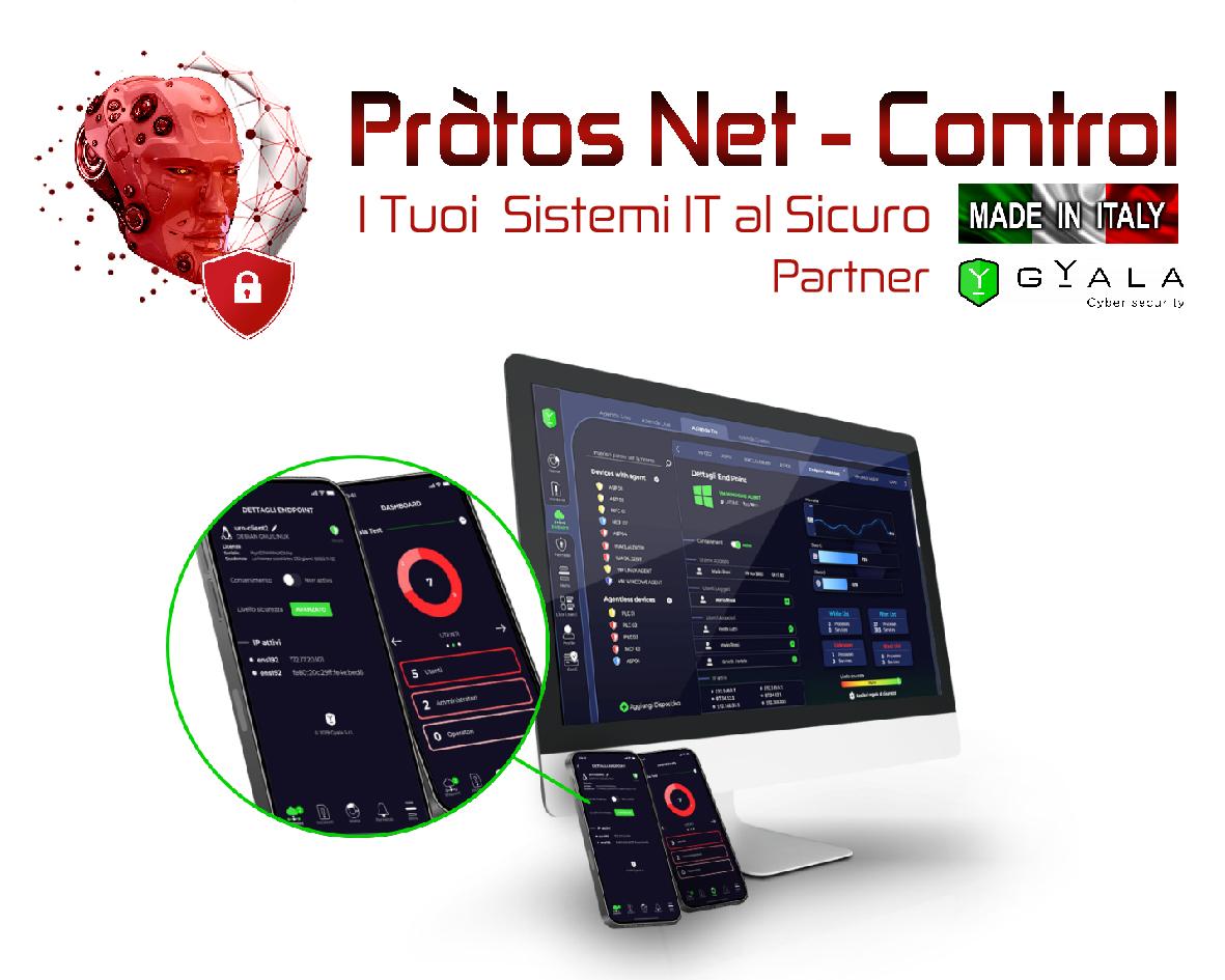 protos net control,piattaforma made in italy,attacchi informatici,