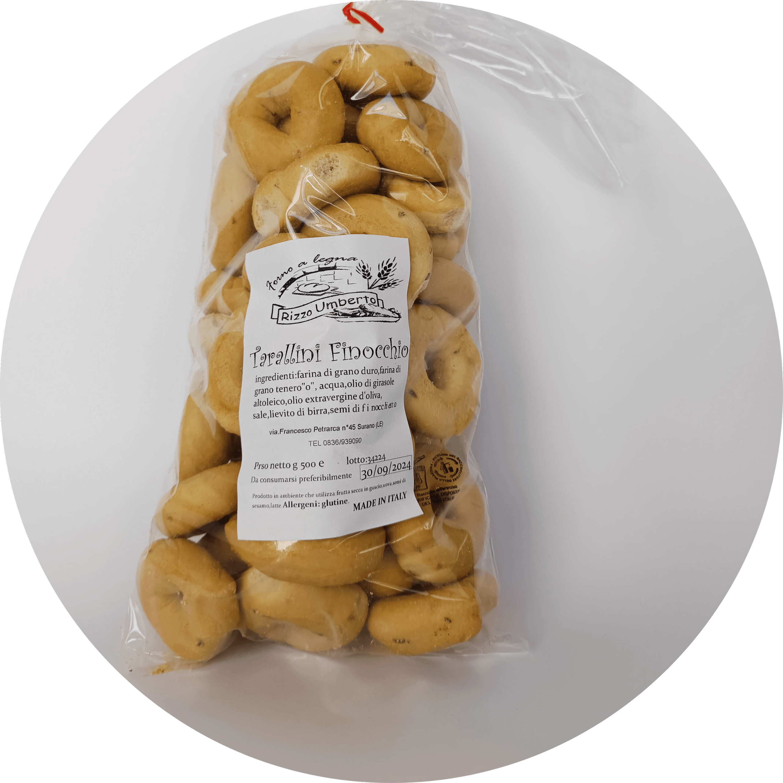 Taralli al finocchio 500gr