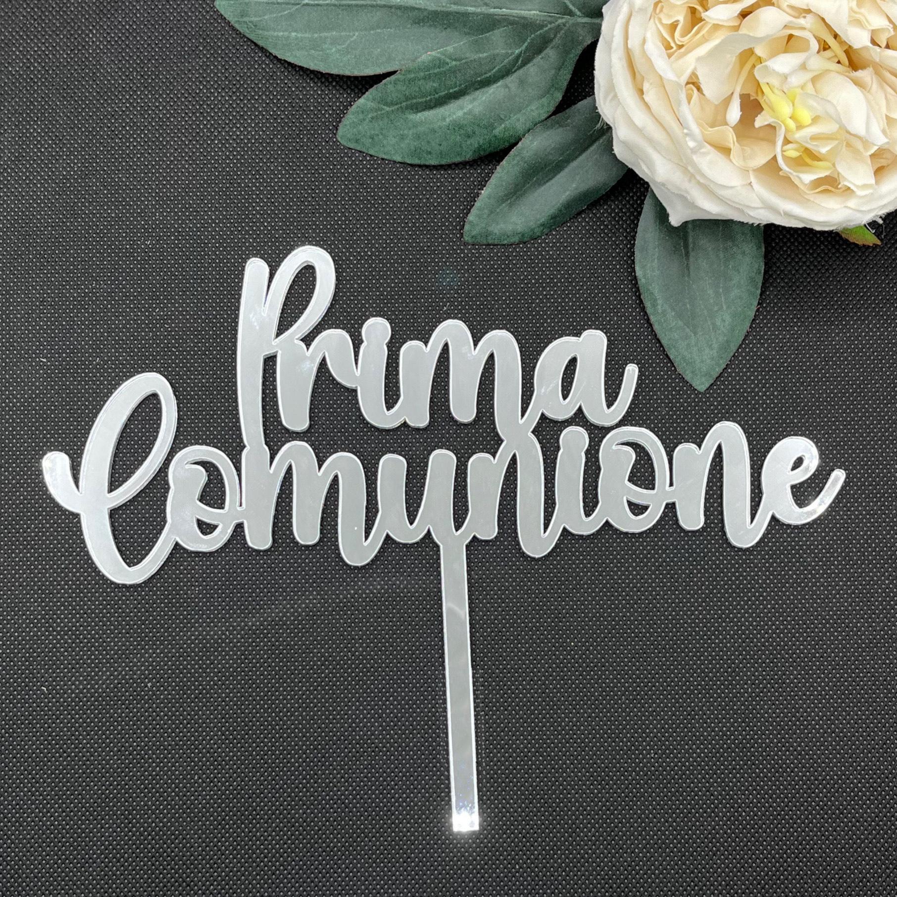 Cake topper "Prima Comunione"