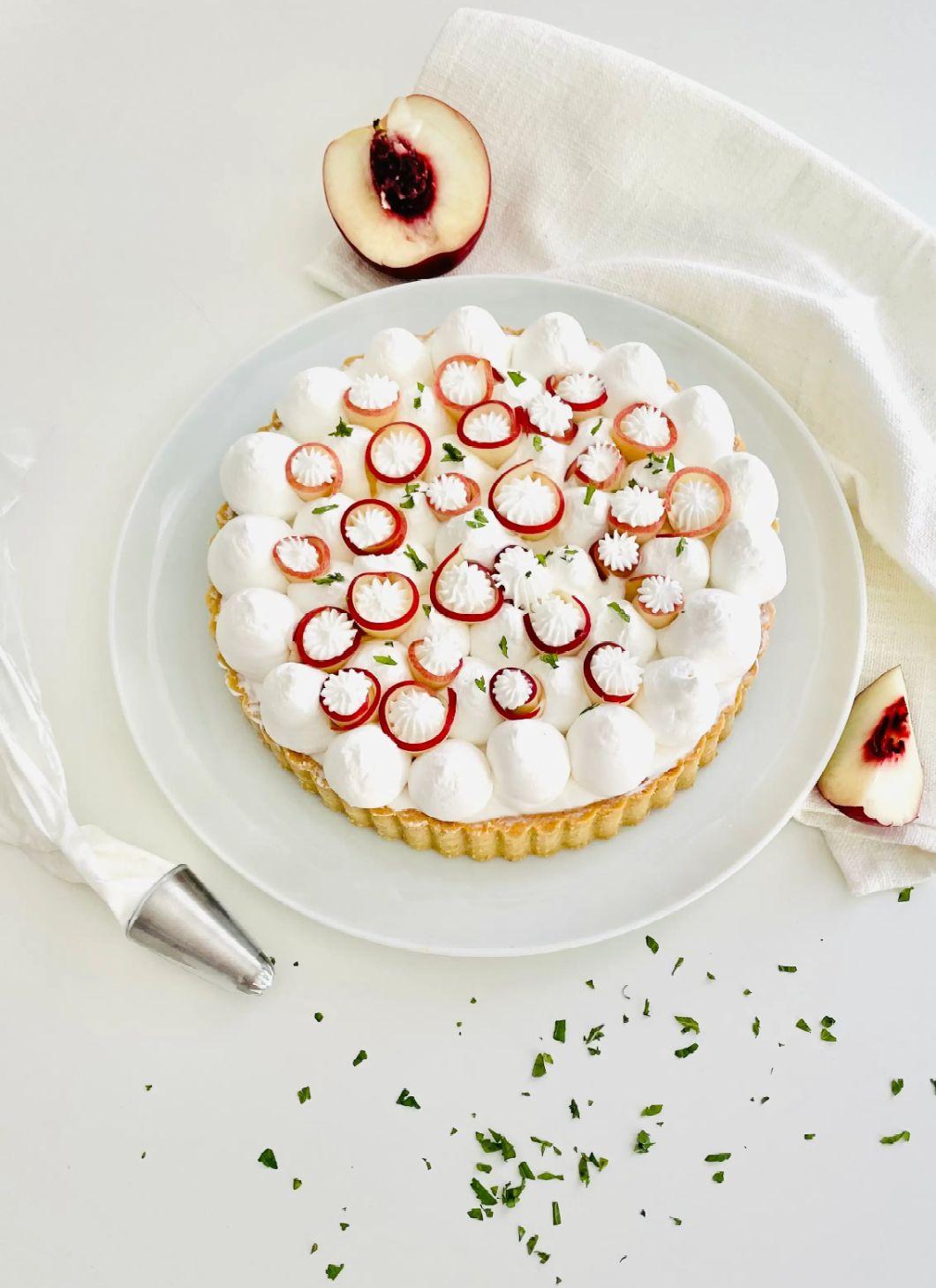 Crostata alle pesche