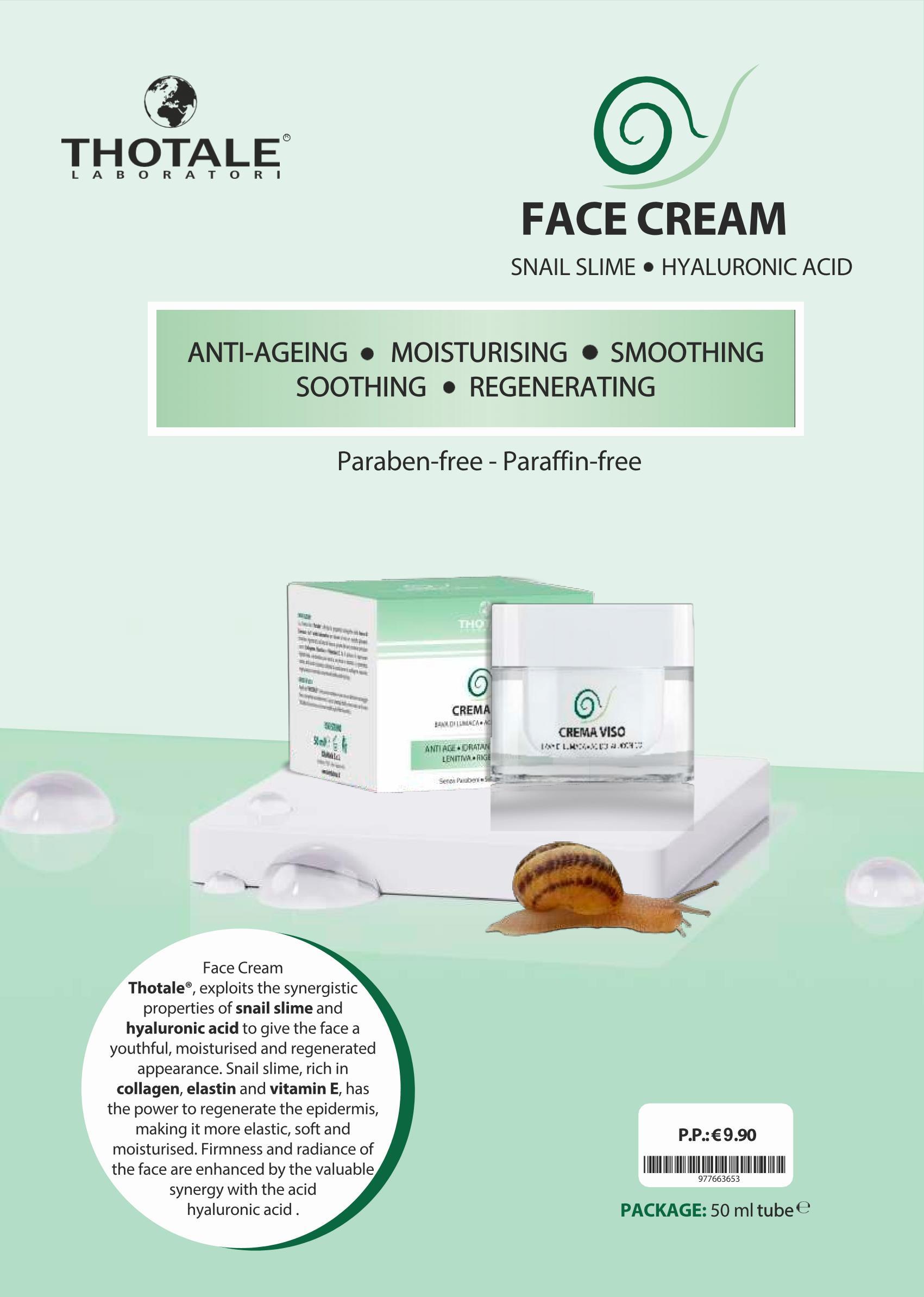 Tothale Face Cream snail slime 50ml