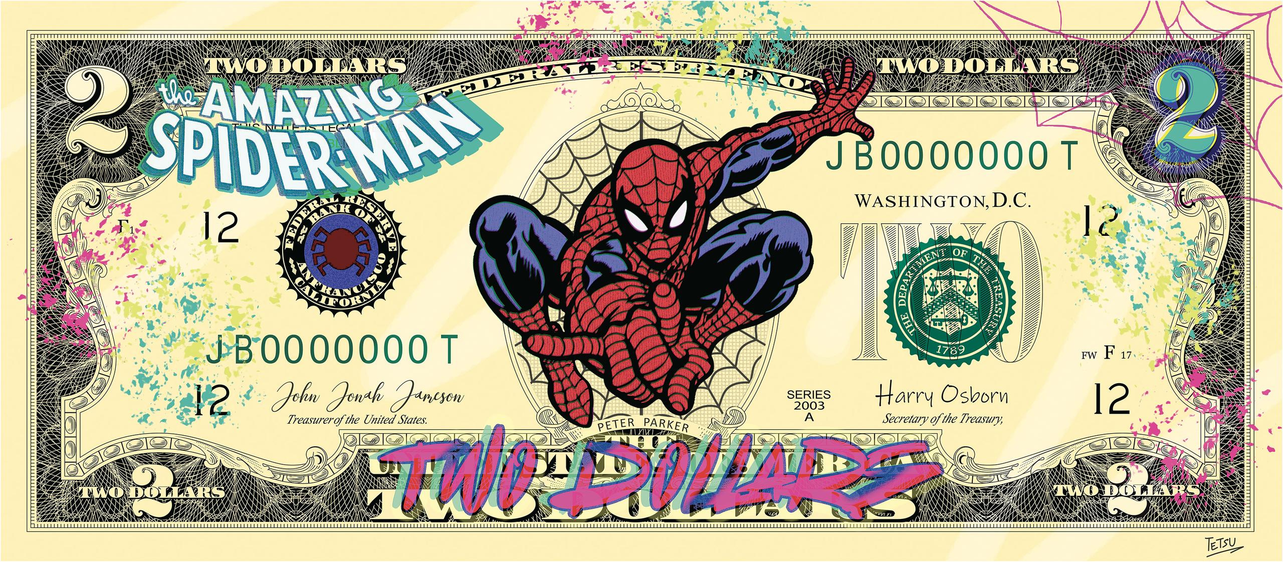 The amazing "Two Dollars Spider-Man"