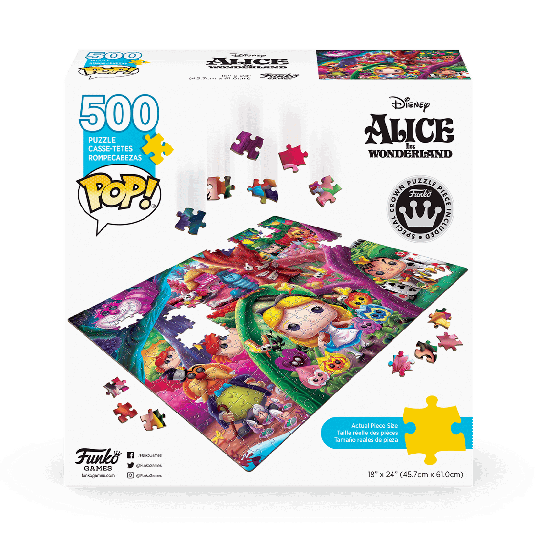 Funko Puzzle - Alice nel Paese delle Meraviglie