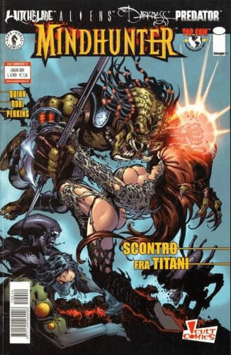 MINDHUNTER. WITCHBLADE/ALIENS/DARKNESS/PREDATOR - PANINI COMICS (2001)