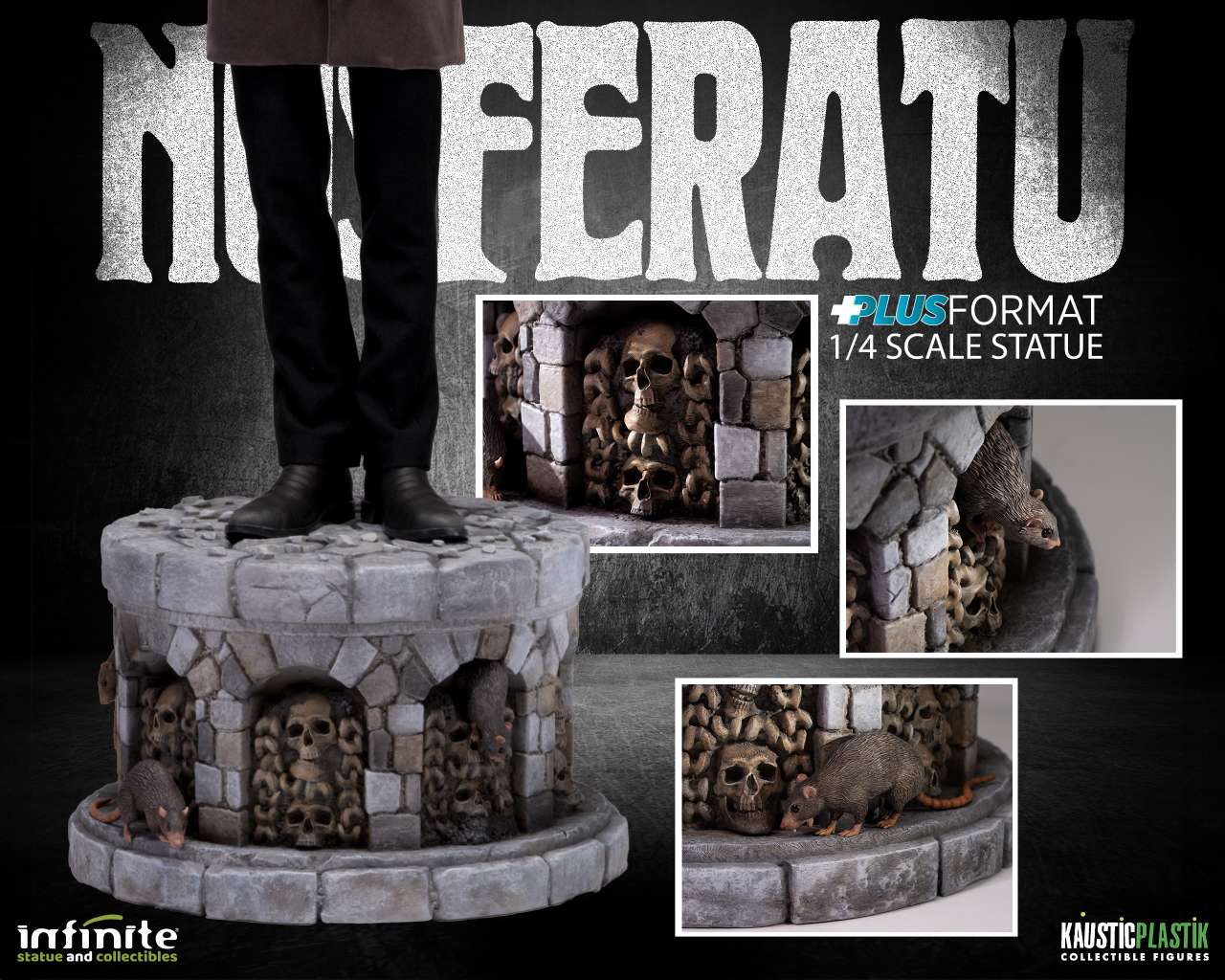 Infinite Statue NOSFERATU Premium Plus 1/4 STATUE Universal Monsters