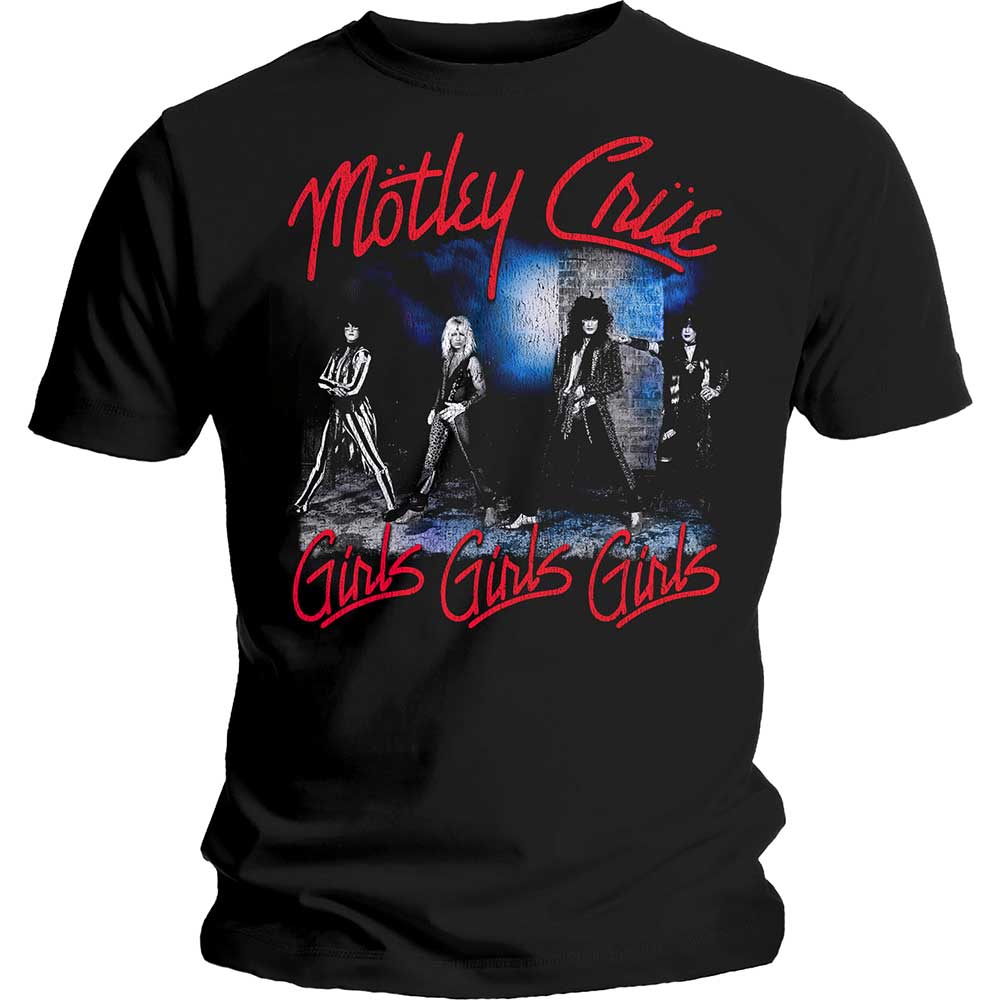 T-shirt Motley Crue  Girls Girls Girls smokey street