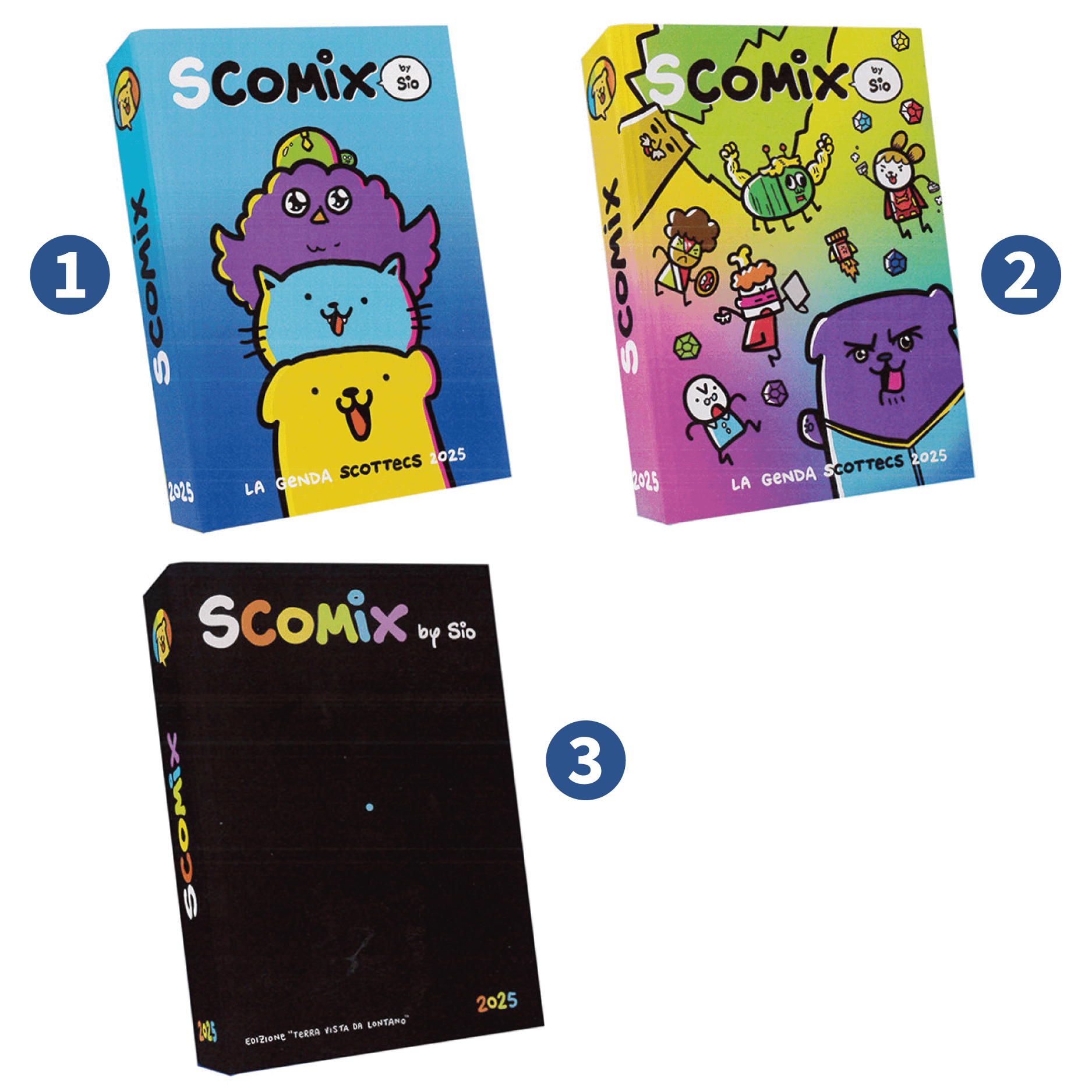 PANINI COMIX DIARIO SCOMIX BY SIO MINI 2024/2025