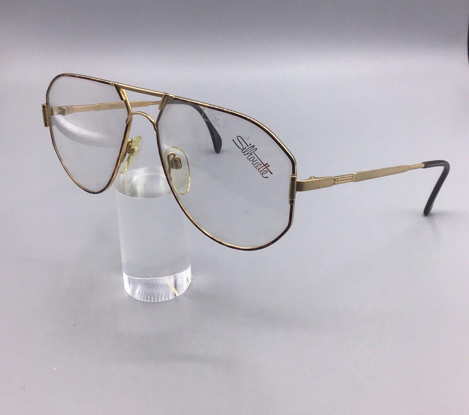 Silhouette occhiale vintage frame Austria col.4198 M7061 /20 eyewear frame gold