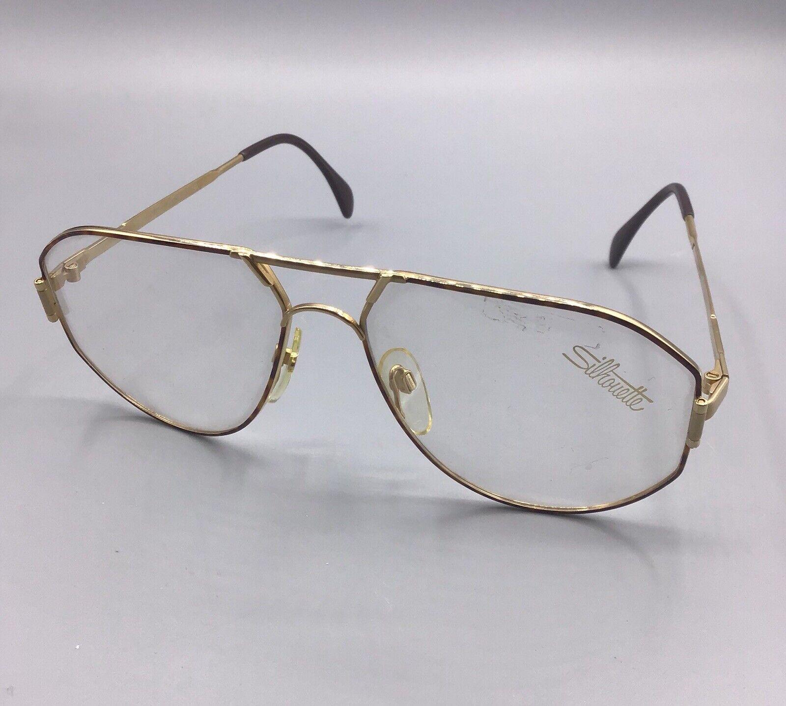 Silhouette occhiale vintage frame Austria col.4198 M7061 /20 eyewear frame gold