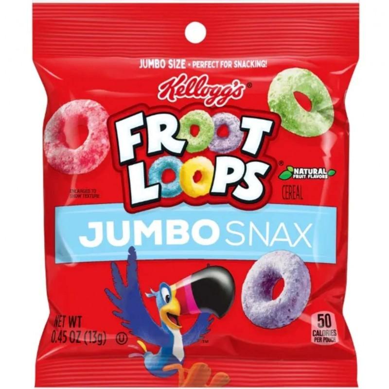 Kellogg's Froot Loops Jumbo Snax Cereal