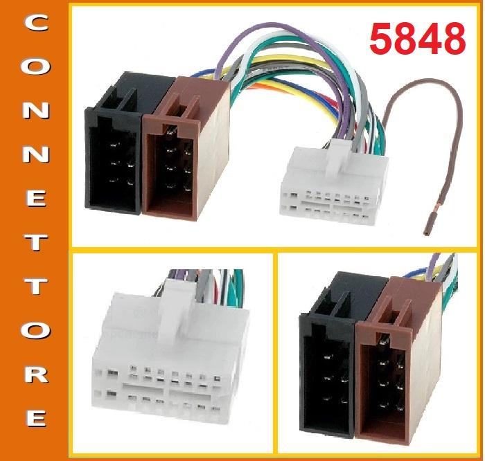 5848 - CLARION CONNETTORE AUTORADIO- DBR 348rmp-DXZ 365R-718-728R-MP 748-VEDI MODELLI